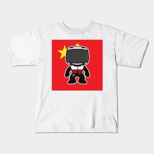 Guanyu Zhou Custom Bobblehead - 2022 Season Flag Edition Kids T-Shirt